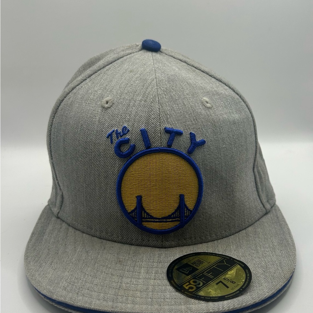 Golden State Warriors “The City” Gray and Blue fitted Cap